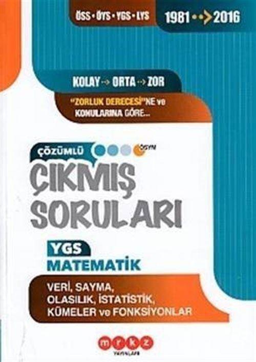 YGS Matematik (Veri-Sayma-Olasılık) Çıkmış Soruları