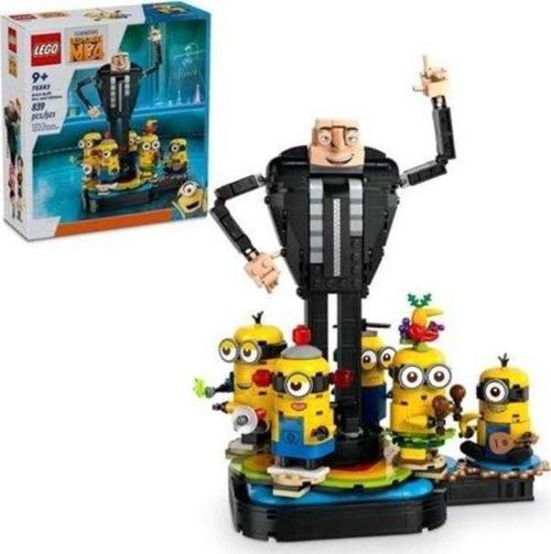 Tuğladan Yapılmış Gru ve Minyonlar Figürü 75582