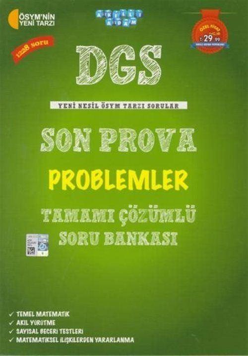 DGS Son Prova Problemler Tamamı Çözümlü Soru Bankası