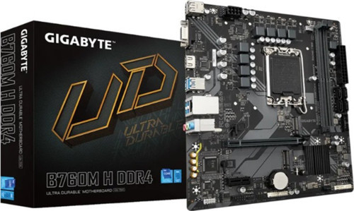 GIGABYTE B760M-H DDR4 3200MHZ 1XVGA 1XHDMI 1XM.2 USB 3.2 MATX 1700P (12. / 13. VE 14. NESİL İŞLEMCİ UYUMLU)