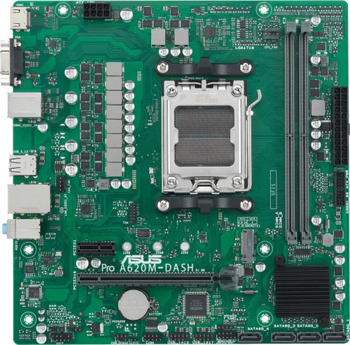 PRO A620M-DASH-CSM DDR5 HDMI PCIE 4.0 AM5 mATX Kurumsal Anakart