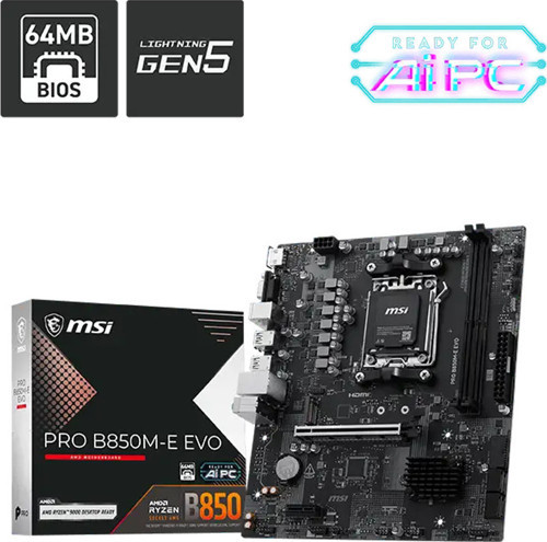 MB PRO B850M-E EVO AM5 DDR5 8200(OC)