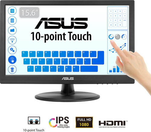 15.6" IPS Dokunmatik VT169HE 5ms 60Hz HDMI Taşınabilir Monitör 1920x1080 / 90LM09V1-B01170