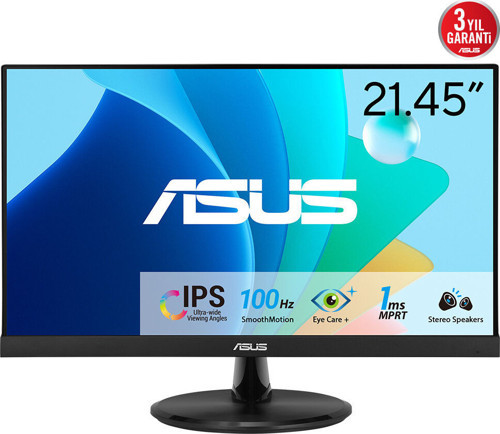 21.45" VP229HF 1920x1080 1MS 100HZ IPS HDMI/VGA +VESA