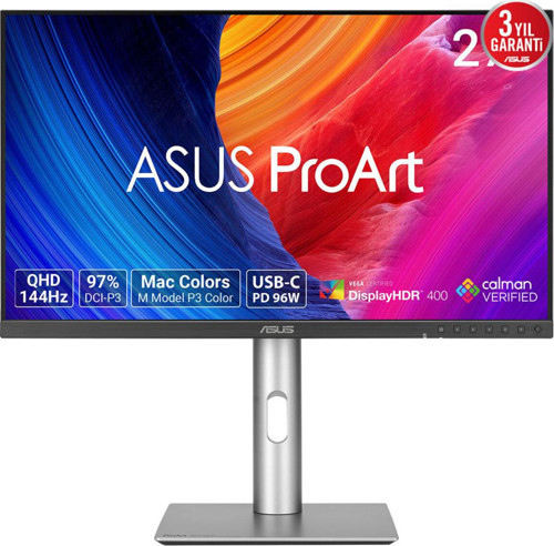 ProArt 27" PA278CGRV IPS 2K Type-C Monitör Siyah 5ms