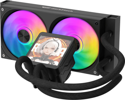 DV240S Max ARGB LCD 240mm Siyah Sıvı Soğutma 1851/AM5