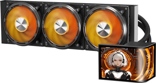 UV360 ARGB LCD Curved 360mm Siyah Sıvı Soğutma 1851/AM5