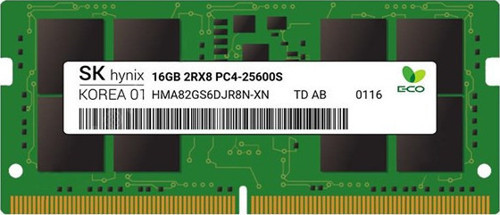HyNIX 16GB DDR4 3200MHZ ECC NOTEBOOK RAM VALUE HMA82GS7DJR8N-XN