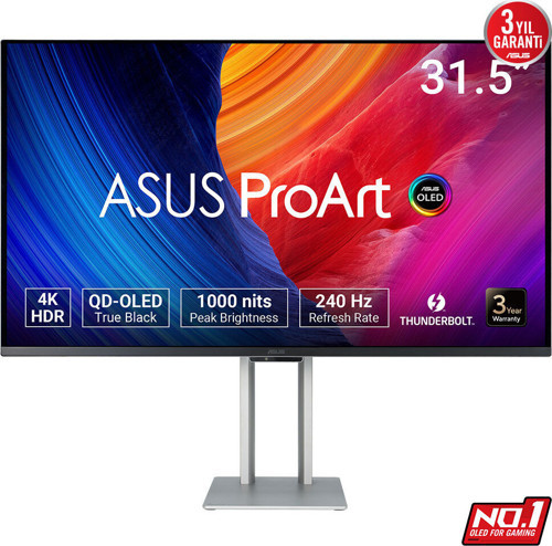 31.5" ProArt PA32UCDM OLED MM Monitör 0.1ms