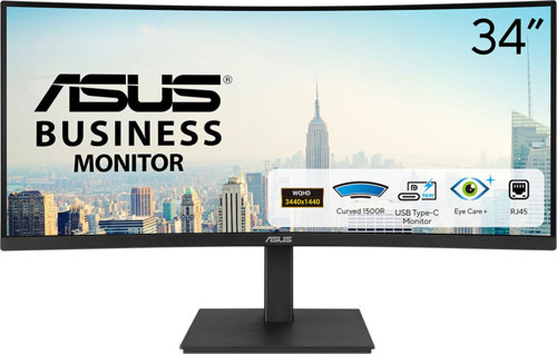 34" VA VA34VCPSR 4MS 100HZ HDMI-DP TYPEC Kavisli Docking Monitör 3440x1440