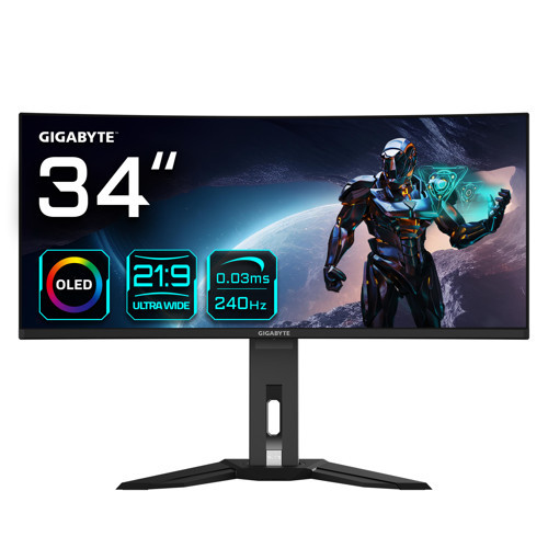 34" QD-OLED MO34WQC2 0.03MS 240HZ Kavisli Gaming Monitör 3440x1440