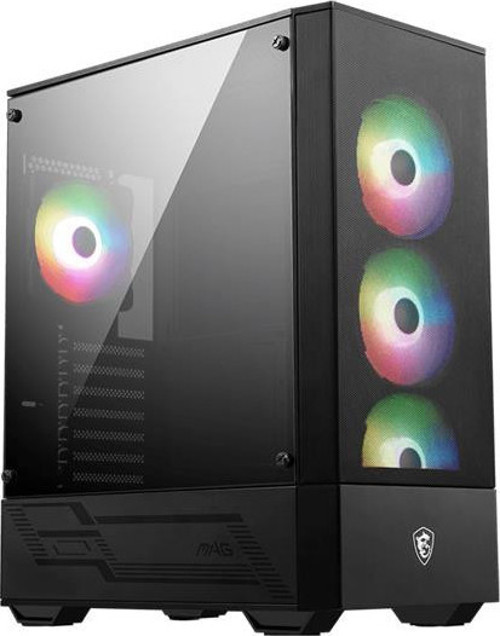 MSI MAG FORGE 112R TEMPERLI CAM 3X120MM 1X120MM ARGB FAN PSU YOK ATX GAMING KASA