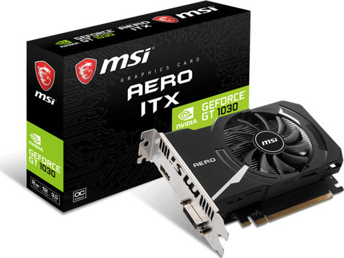 VGA GeForce GT 1030 AERO ITX 2GD4 OC