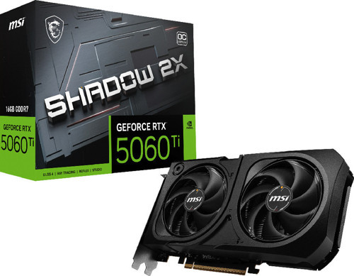 VGA GEFORCE RTX 5060 TI 16G SHADOW 2X OC PLUS 16GB GDDR7 128B DX12