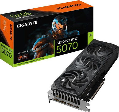 RTX5070 12GB WINDFORCE OC SFF GV-N5070WF3 OC-12GD GDDR7 192bit HDMI DP PCIe 5.0
