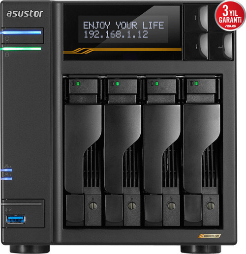 AS6804T 4 Disk Yuvalı (4X24TB) NAS Cihazı