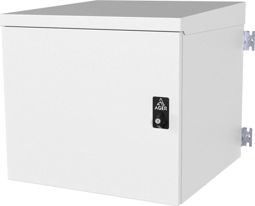 7U 600x600mm IP66 / IP55 Dış Ortam Duvar Tipi Kabinet AG-OB07U6060B2-D-A-M1