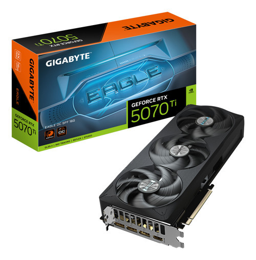 RTX5070TI 16GB EAGLE GV-N507TEAGLE OC-16GD GDDR7 HDMI DP PCIe 5.0