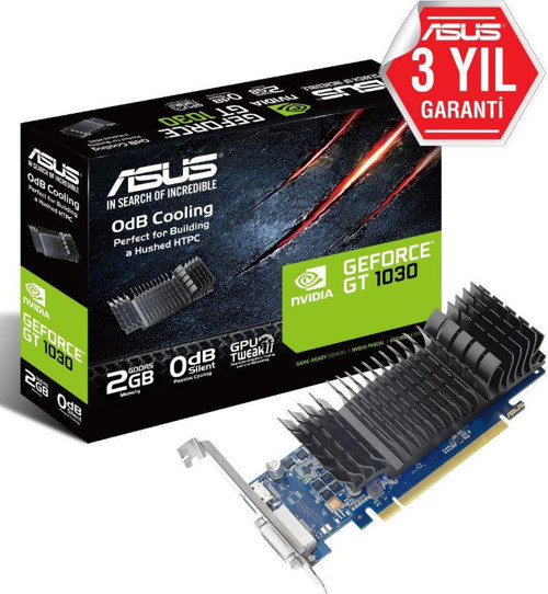 GEFORCE GT1030-SL-2G-BRK 2GB DDR5 64BIT 1XHDMI 1XDVI EKRAN KARTI