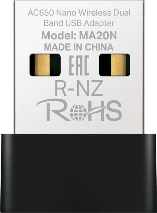TP-Link Mercusys MA20N AC650 Nano Wi-Fi USB Adapter
