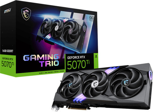 RTX5070TI 16GB GAMING TRIO OC GDDR7 256 Bit HDMI 3X DP PCIe 5.0