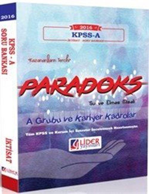 2016 KPSS A İktisat Paradoks Soru Bankası (İKT-SB-111)