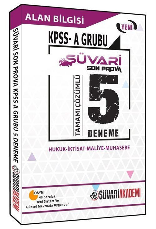 2017 KPSS A Grubu Son Prova Çözümlü 5 Deneme Sınavı
