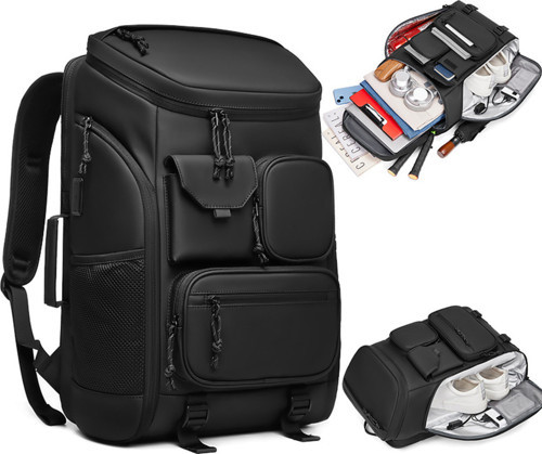 Ayakkabı Bölmeli Su Geçirmez Spor & Seyahat Sırt Çantası – 30L – 17” Laptop Bölmeli