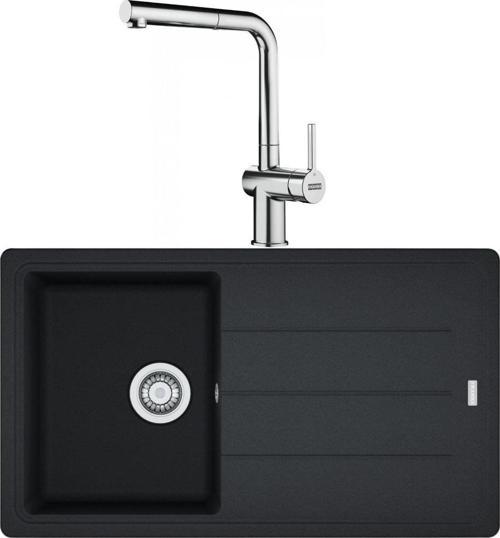 Basis BFG 611-86 Nero Granit Evye-Active Plus Doccia 2.0 Krom Batarya Seti