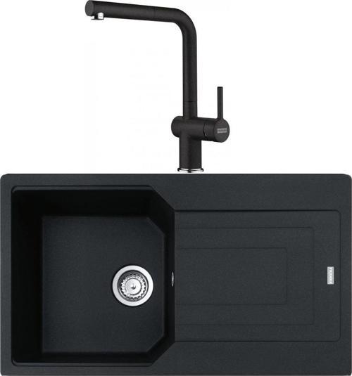 Urban UBG 611-86 Nero Granit Eviye-Active Plus Doccia 2.0 Nero Batarya Seti