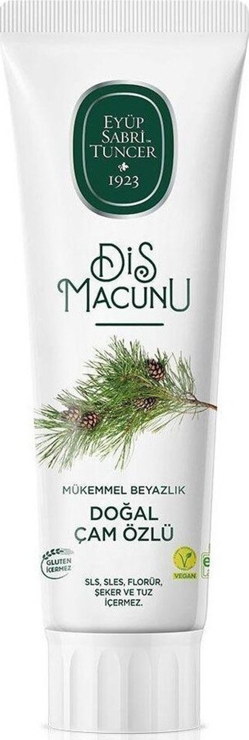 90 ml Doğal Çam Özlü Beyazlatıcı Diş Macunu