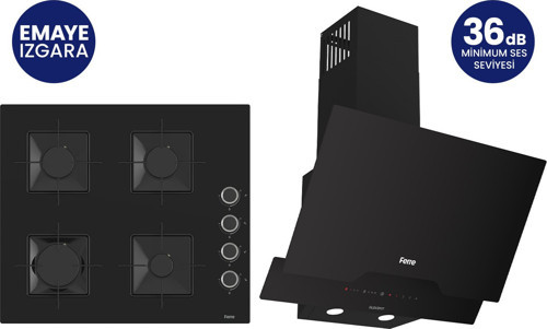 Siyah 2'li Silentart Ankastre Set SS205+D063-SA