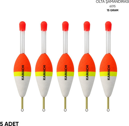 Işık Tüplü Olta Şamandırası - Kamachi - (6015) - 5 Adet - 15 gr