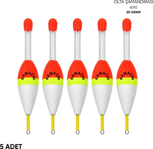 Işık Tüplü Olta Şamandırası - Kamachi - (6010) - 5 Adet - 10 gr