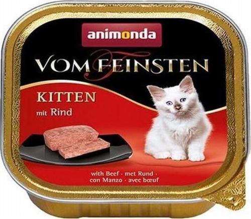 Vom Feinsten Kitten Biftekli Yavru Kedi Konservesi 6 Adet 100 Gr