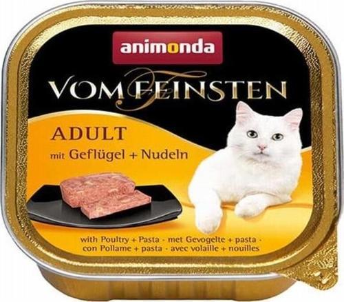 Vom Feinsten Kümes Hayvanlı ve Makarnalı Yetişkin Kedi Konservesi 6 Adet 100 Gr