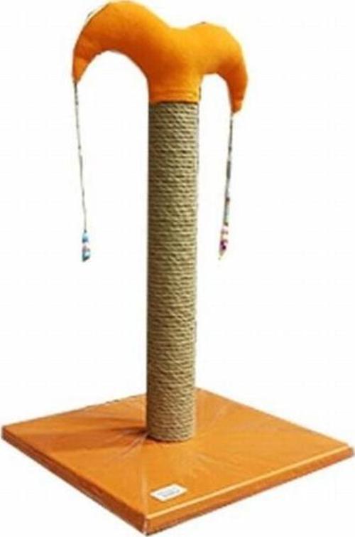 İnce Kedi Tırmalama Tahtası 50 Cm Turuncu