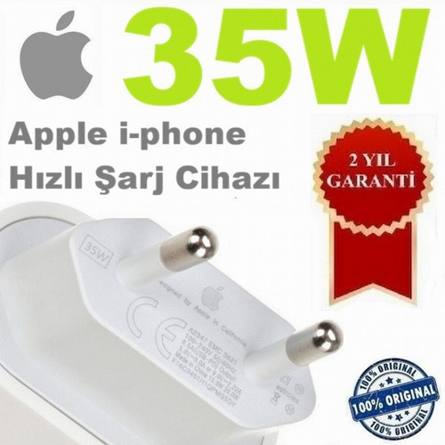 Apple 12.9 inç iPad Pro (3. nesil) 35w Ultra Hızlı Şarj Aleti (KABLOSUZ ADAPTÖR)