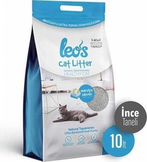 Cat Litter Marsilya Sabunlu Bentonit İnce Taneli Kedi Kumu 10 Lt