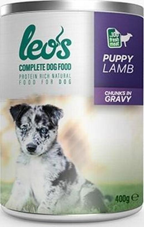 Kuzu Parça Etli Soslu Yavru Köpek Konservesi 24 Adet 400 Gr