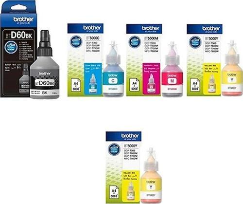 BT-D60BK / BT-5000 / DCP-T310 Orjinal Mürekkep Takımı +1 Sarı Hediyeli