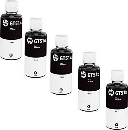 GT51XL Siyah Orjinal Mürekkep 5'Lİ Avantaj Paket