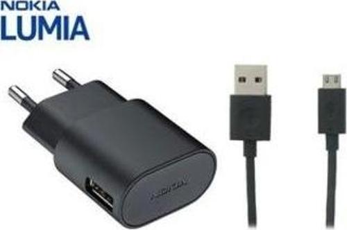 Nokia Uyumlu Lumia AC-50E Şarj Aleti Cihazı ve Data Kablosu