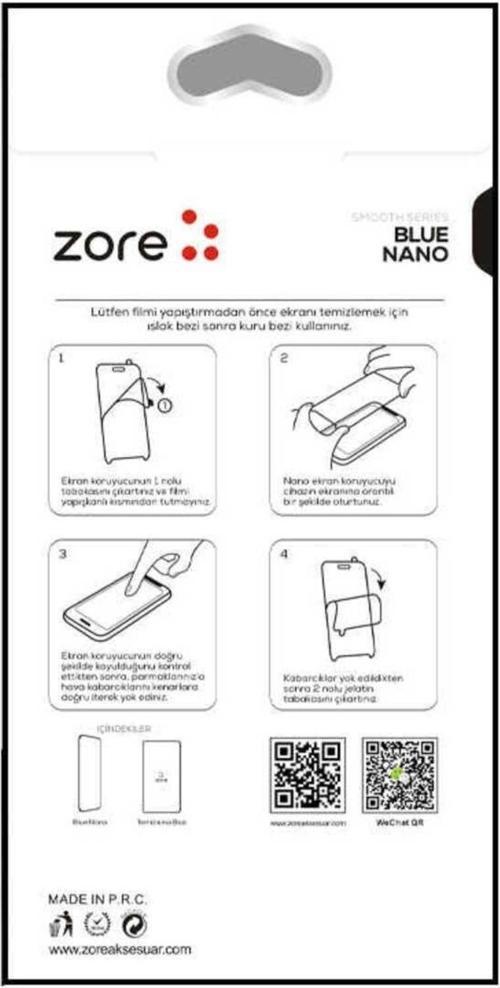 Oppo Reno 7 Uyumlu Premium Blue Nano Ekran Koruyucu
