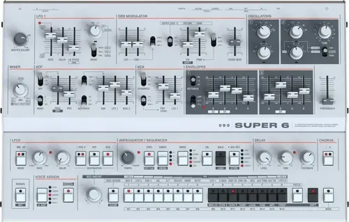 Super 6 Desktop Grey