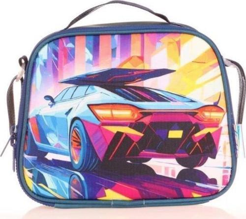 Kids Isı Yalıtımlı Beslenme Çantası Layer Araba Termos Beslenme Çantası