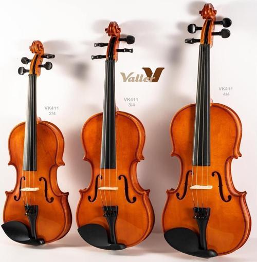 VK411 3/4 (10-13 Yaş) Parlak Cilalı Keman