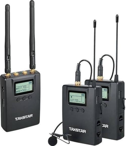 SGC-200W-R2 Dual Wireless Kamera Mikrofon Seti ( 2 Verici + 1 Alıcı )
