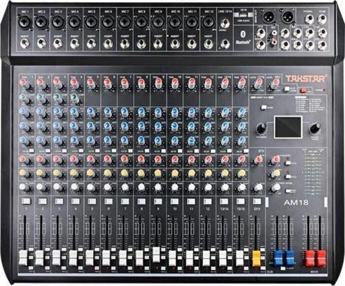 AM18 18 Kanallı Analog Stüdyo Mikseri