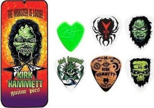 H01T088 0.88 6 Adet Gitar Penası Kirk Hammett Signature